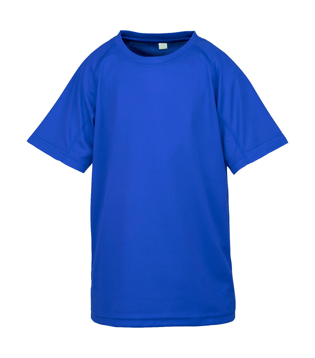 Junior Performance Aircool Tee in Farbe Royal Blue