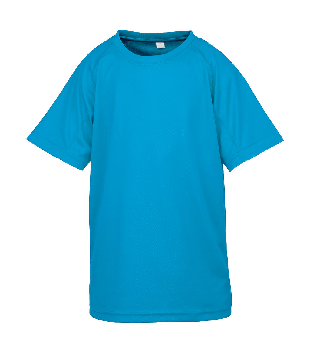 Junior Performance Aircool Tee in Farbe Ocean Blue