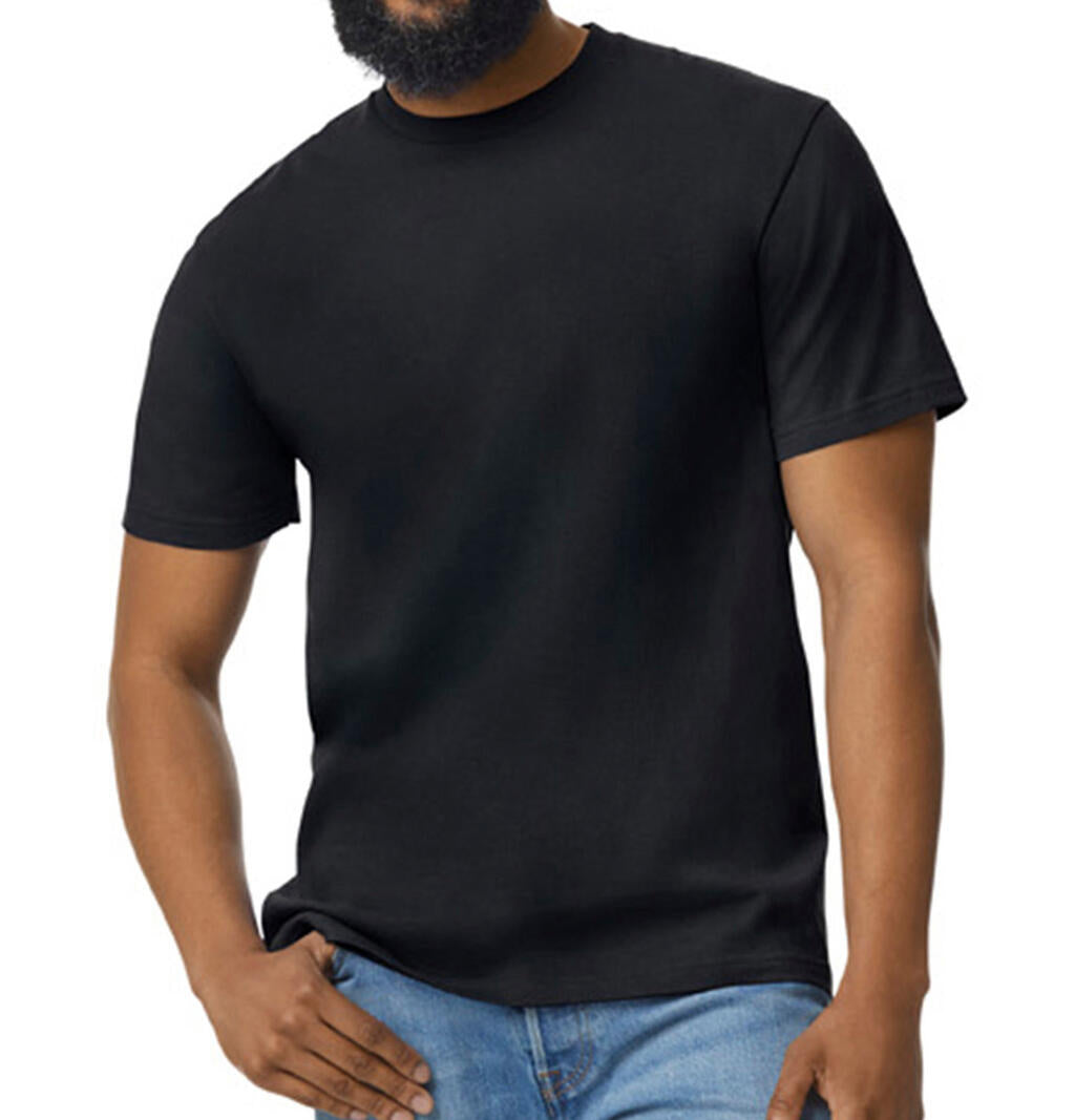 Softstyle Midweight Adult T-Shirt in Farbe Pitch Black