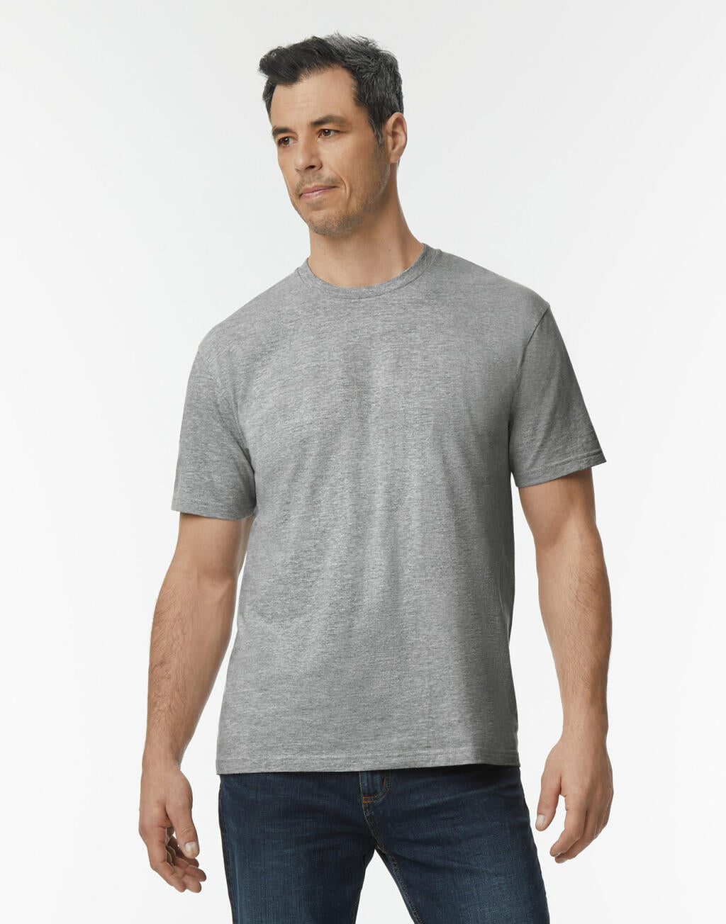 Softstyle Midweight Adult T-Shirt in Farbe White