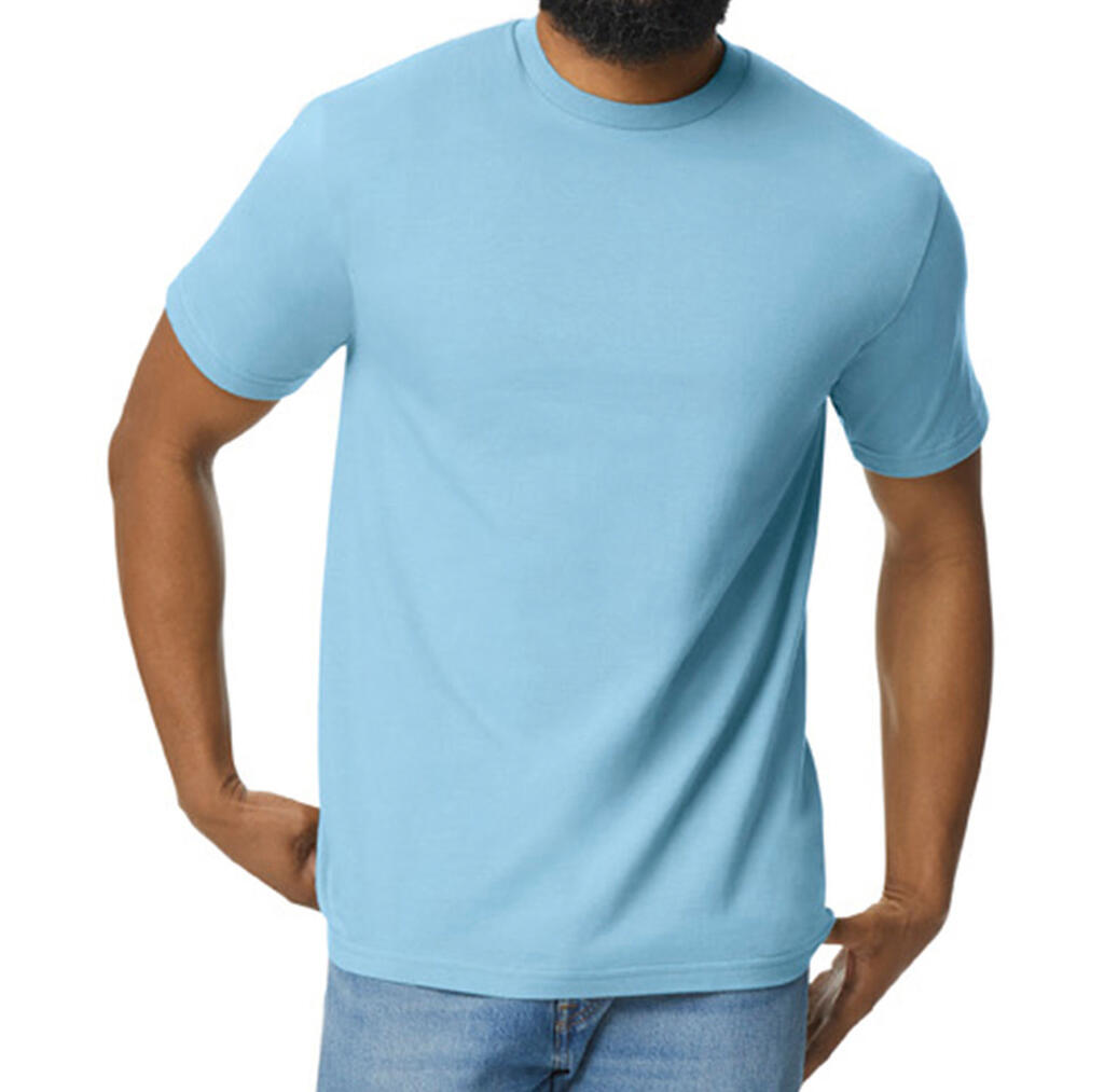 Softstyle Midweight Adult T-Shirt in Farbe Light Blue