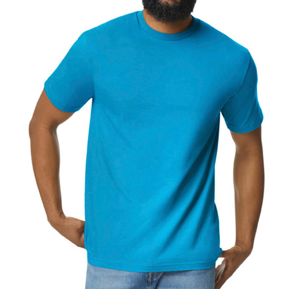 Softstyle Midweight Adult T-Shirt in Farbe Sapphire