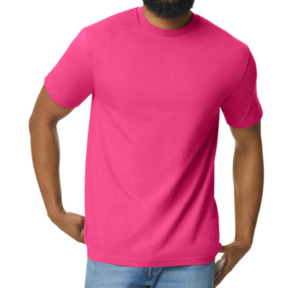 Softstyle Midweight Adult T-Shirt in Farbe Heliconia