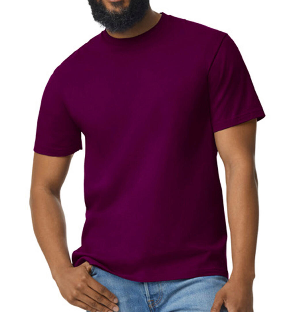 Softstyle Midweight Adult T-Shirt in Farbe Maroon