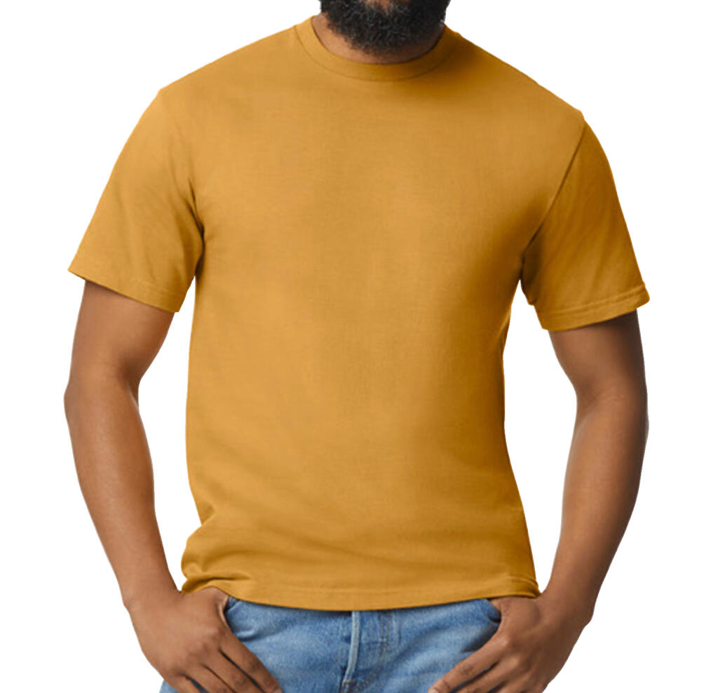Softstyle Midweight Adult T-Shirt in Farbe Mustard