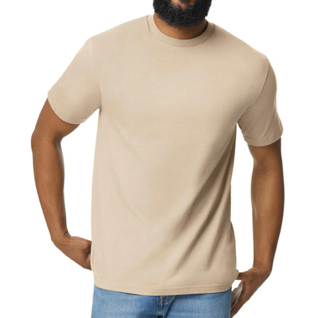 Softstyle Midweight Adult T-Shirt in Farbe Sand