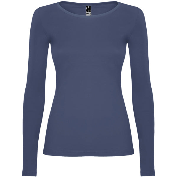 T-Shirt Extreme Woman in Farbe Denim Blue