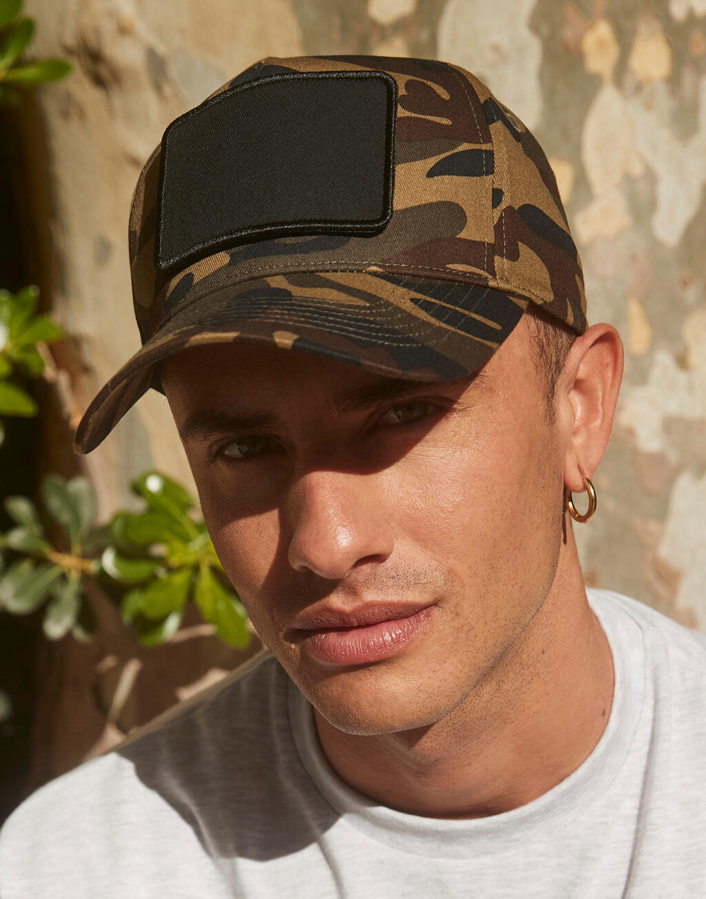 Removable Patch 5 Panel Cap in Farbe Black