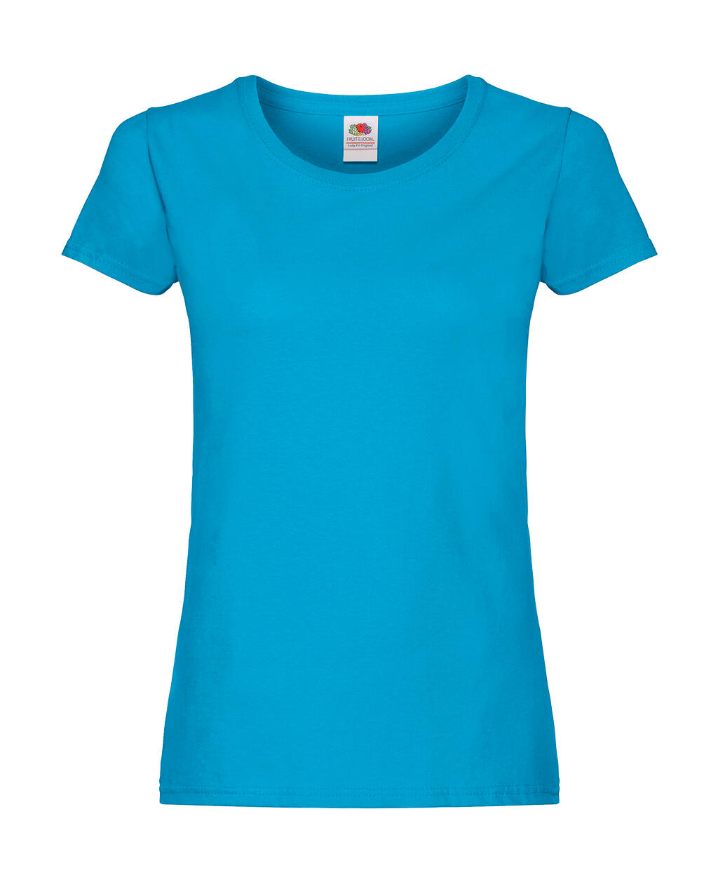 Ladies' Original T in Farbe Azure Blue