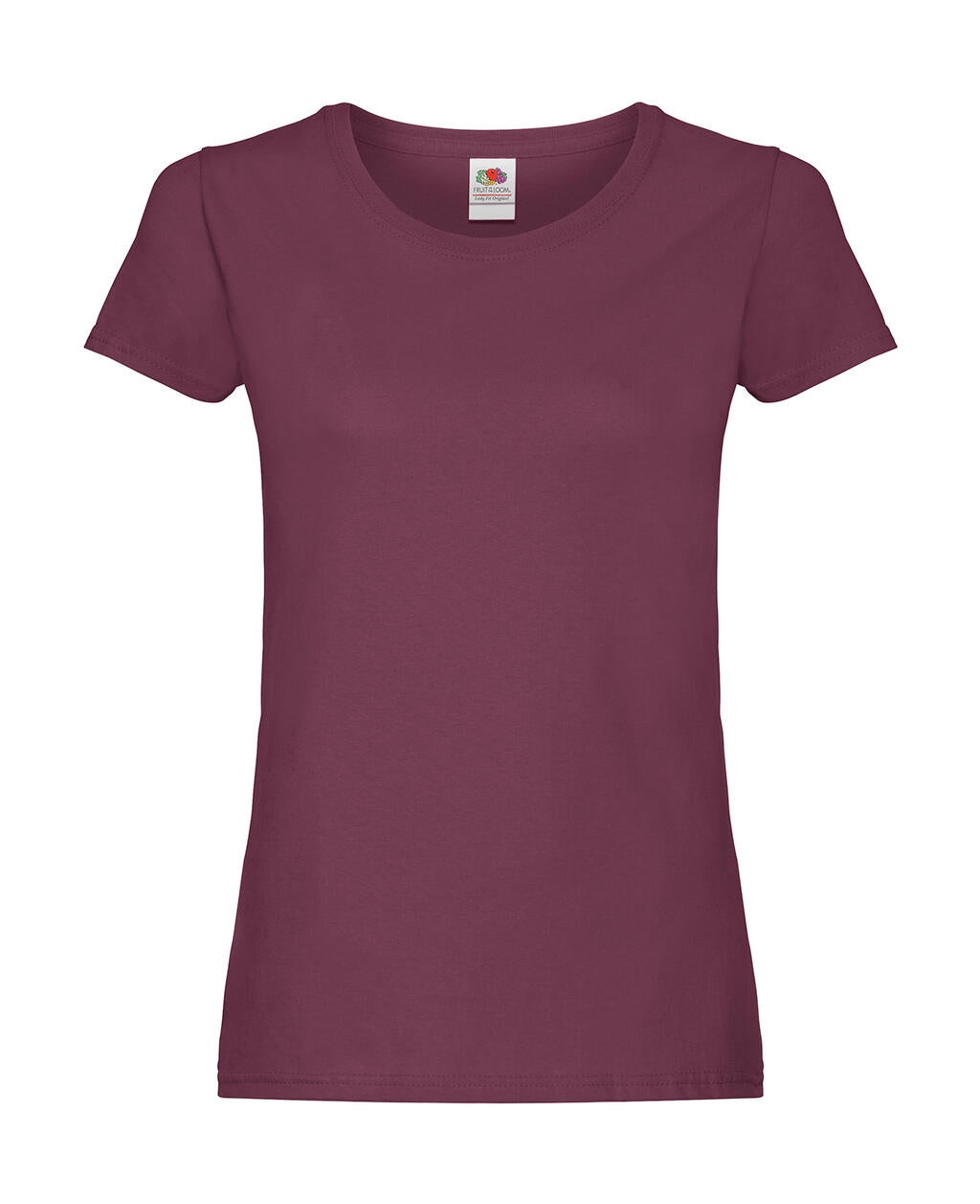 Ladies' Original T in Farbe Burgundy
