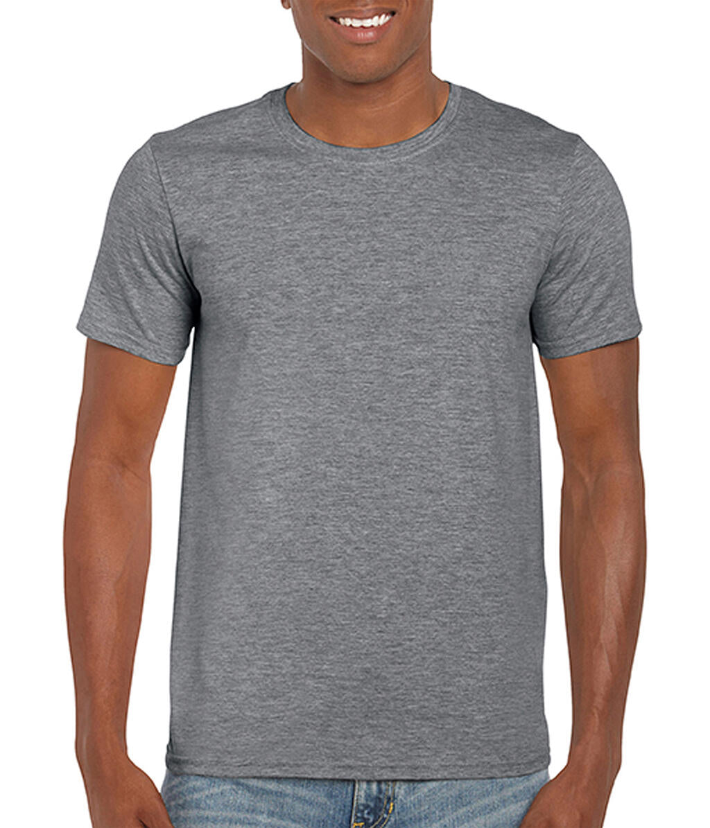 T-Shirt Gildan Herren Softstyle Adult 64000 150090002 in Orange