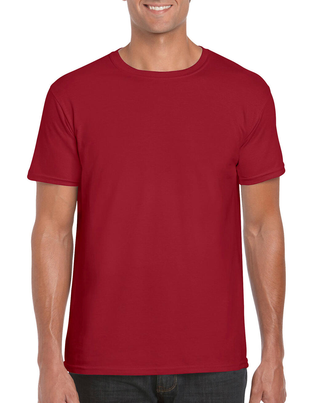 Softstyle® Ring Spun T-Shirt in Farbe Cardinal Red