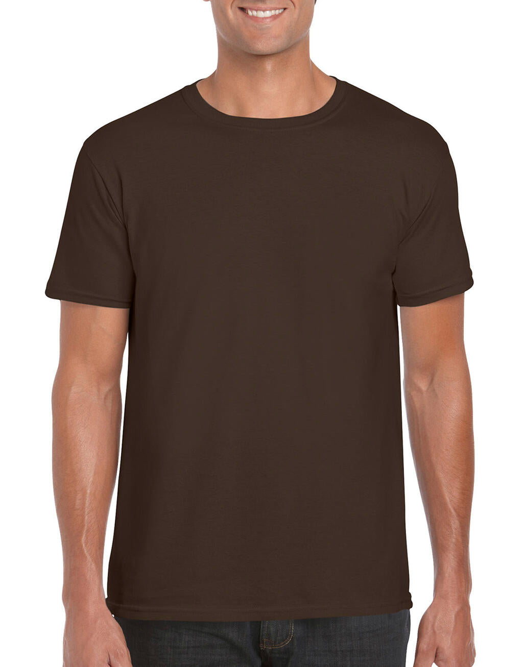 Softstyle Adult T-Shirt in Farbe Dark Chocolate
