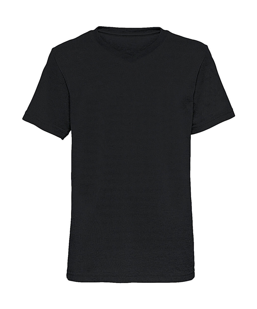 Boys V-Neck HD Tee in Farbe Black