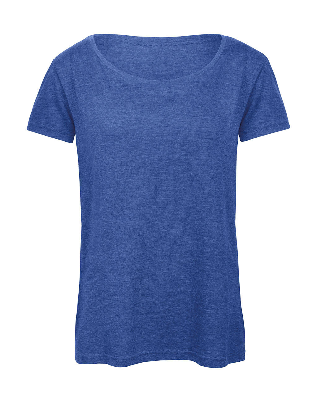 Triblend/women T-Shirt in Farbe Heather Royal Blue