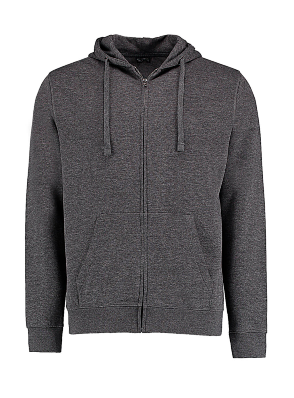Regular Fit Zipped Hoodie Superwash® 60º in Farbe Dark Grey Marl