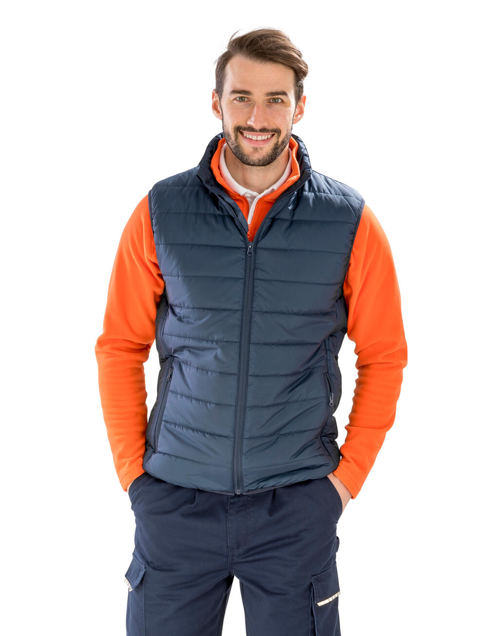 Promo Padded Bodywarmer in Farbe Black