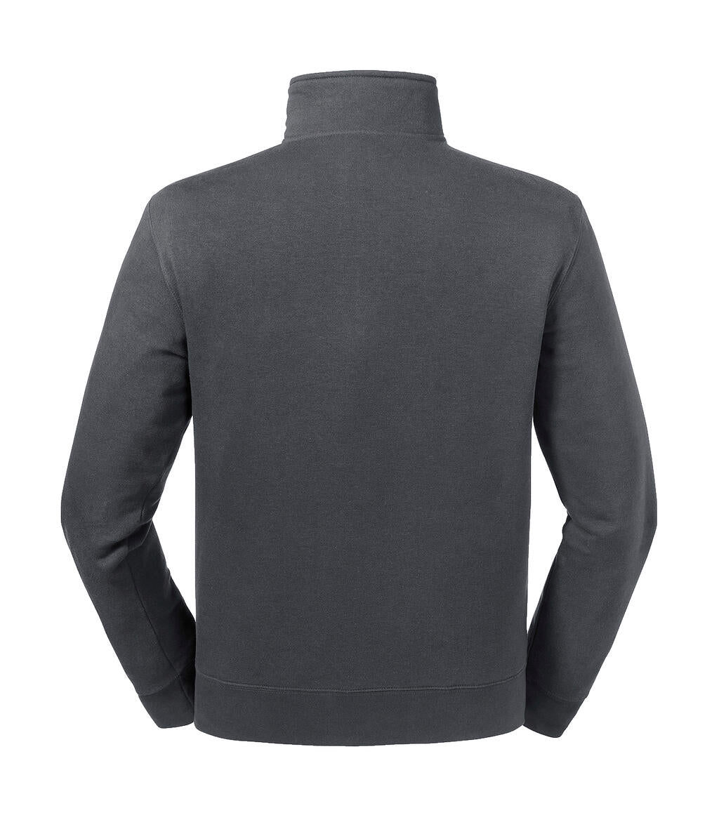 Authentic 1/4 Zip Sweat in Farbe White