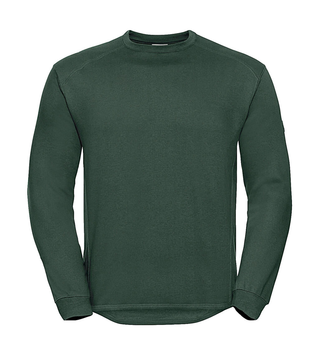 Workwear Set-In Sweatshirt in Farbe Bottle Green