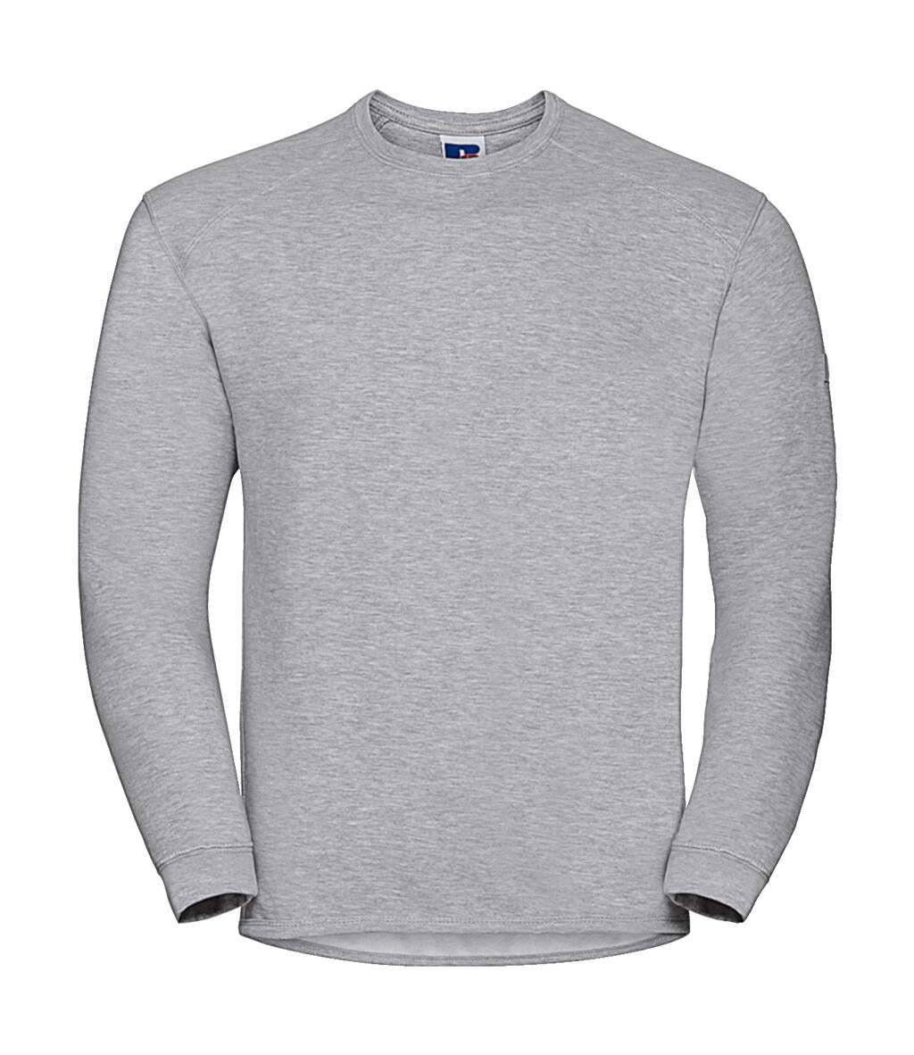 Workwear Set-In Sweatshirt in Farbe Light Oxford