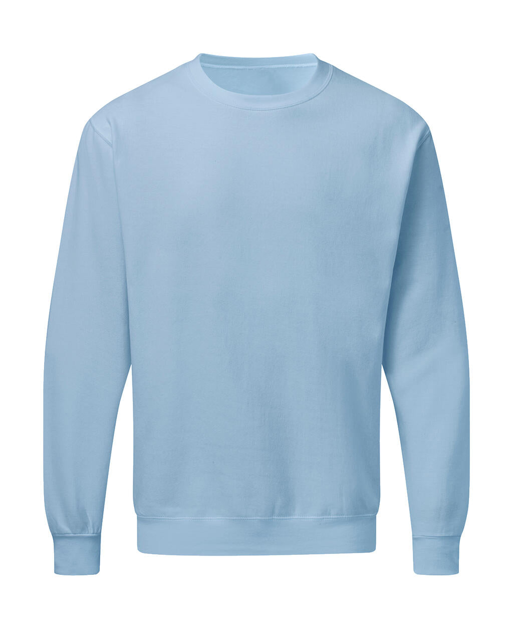 Crew Neck Sweatshirt Men in Farbe Sky
