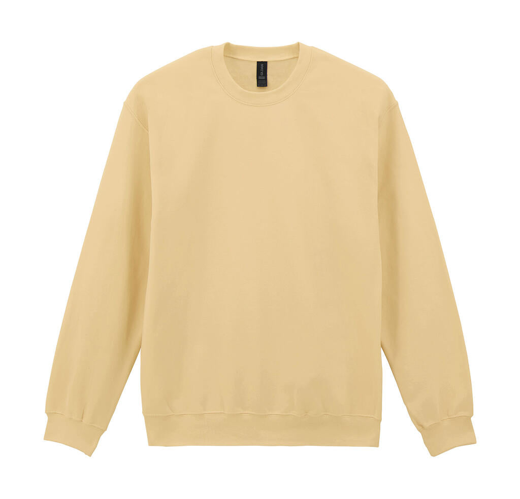 Softstyle Midweight Fleece Adult Crewneck in Farbe Yellow Haze