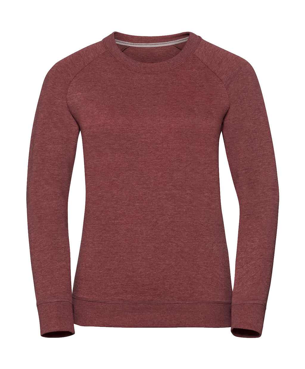 Ladies HD Raglan Sweat in Farbe Maroon Marl