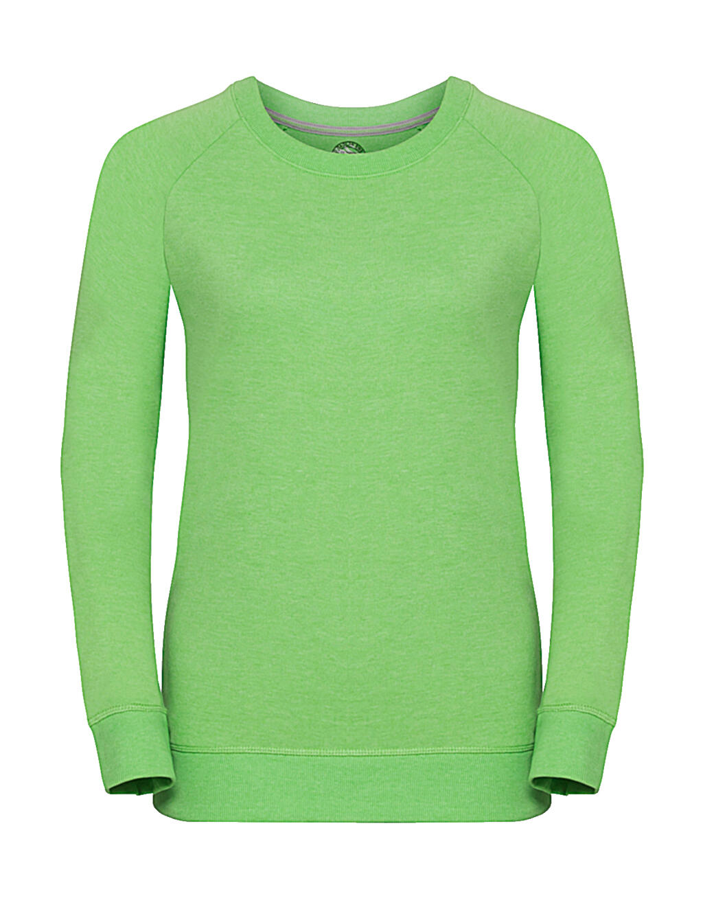 Ladies HD Raglan Sweat in Farbe Green Marl