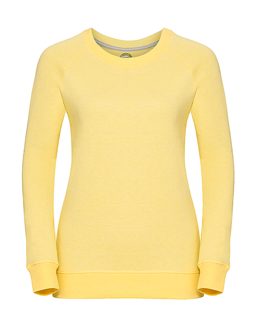 Ladies HD Raglan Sweat in Farbe Yellow Marl