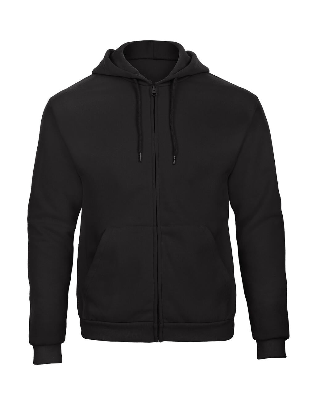 ID.205 50/50 Hooded Full Zip Sweat Unisex in Farbe Black
