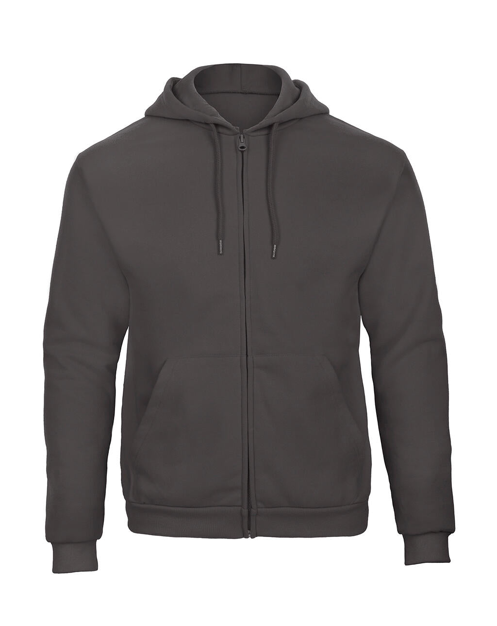 ID.205 50/50 Hooded Full Zip Sweat Unisex in Farbe Anthracite