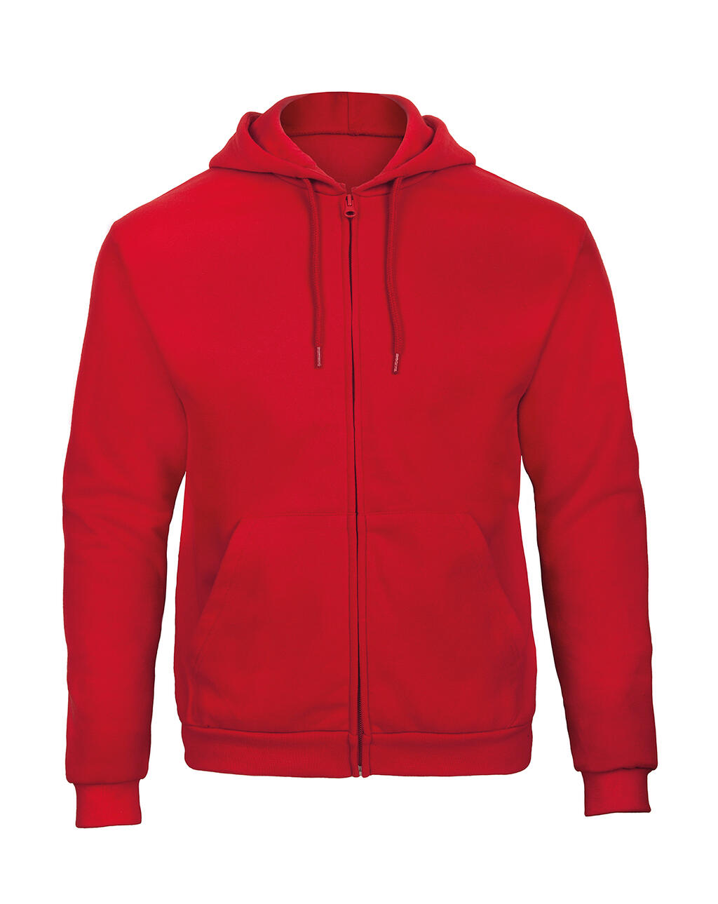 ID.205 50/50 Hooded Full Zip Sweat Unisex in Farbe Red