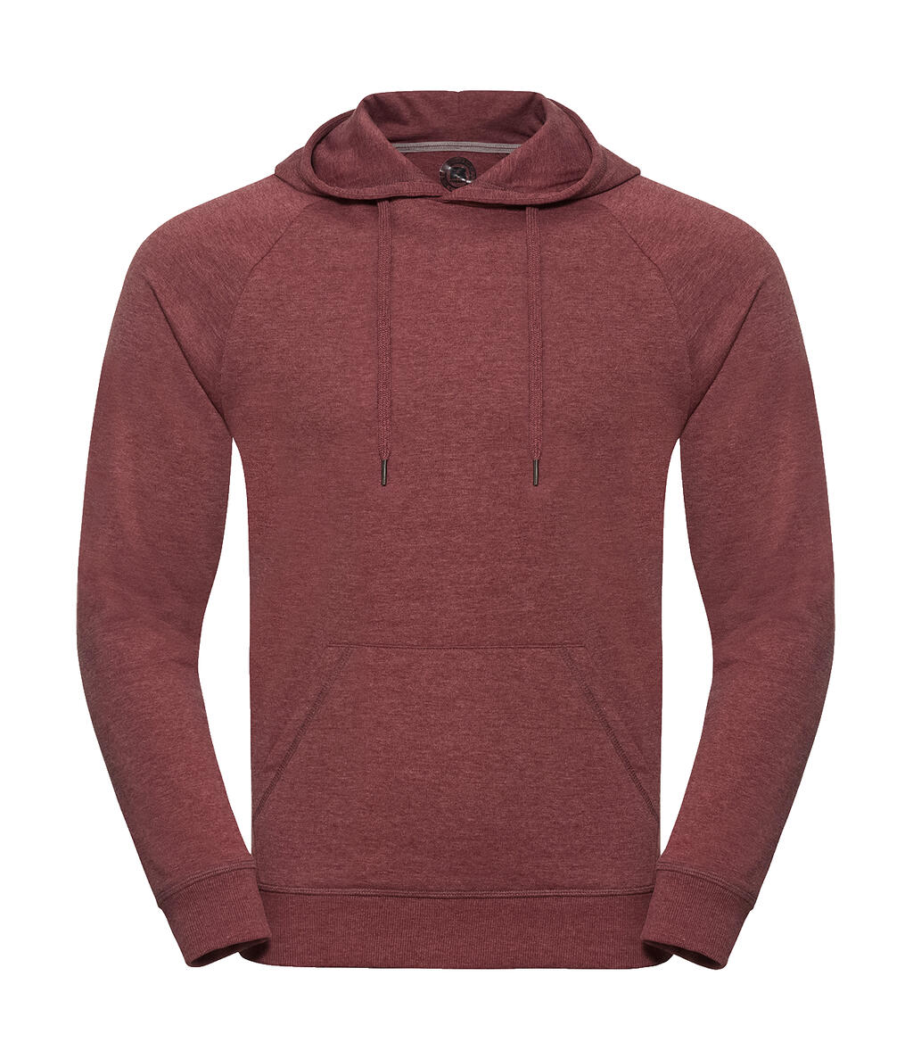 Men's HD Hooded Sweat in Farbe Maroon Marl