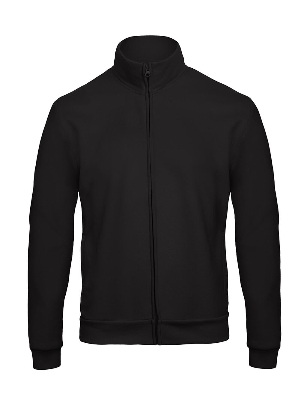 ID.206 50/50 Full Zip Sweat Unisex in Farbe Black