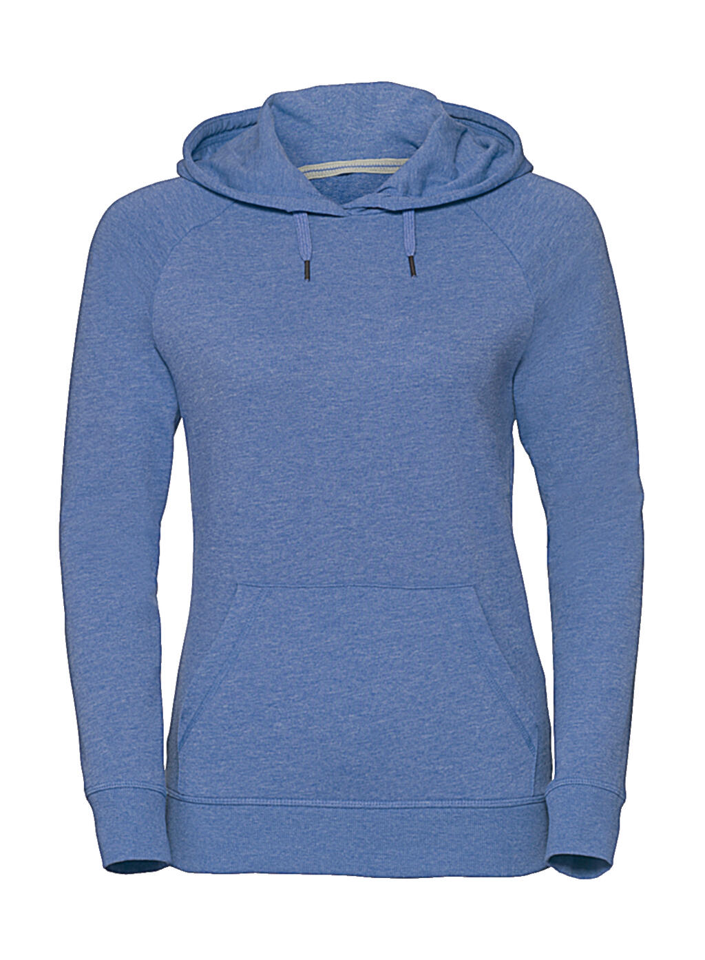 Ladies' HD Hooded Sweat in Farbe Blue Marl
