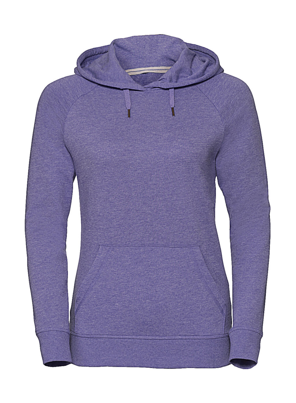 Ladies' HD Hooded Sweat in Farbe Purple Marl