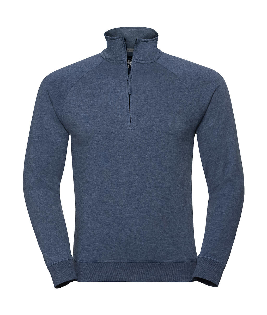 Men's HD 1/4 Zip Sweat in Farbe Bright Navy Marl