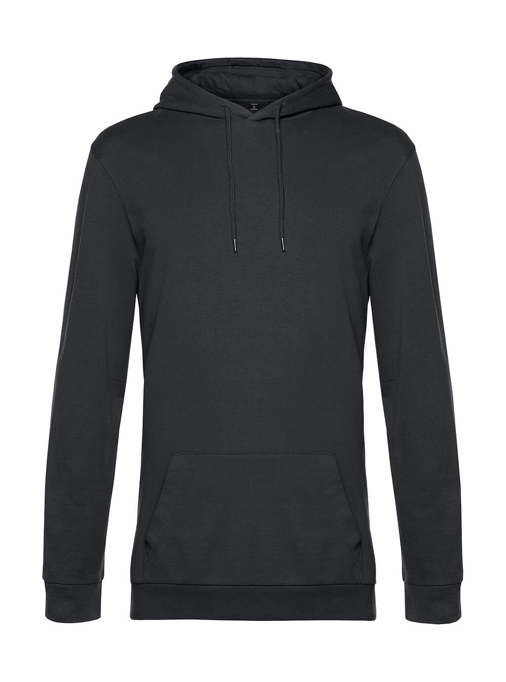 #Hoodie French Terry in Farbe Asphalt