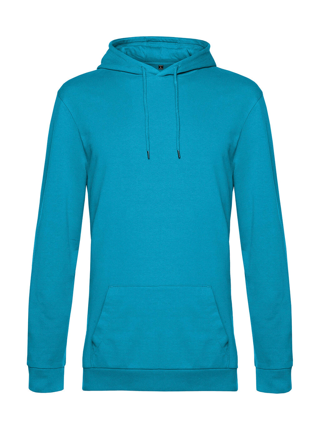 #Hoodie French Terry in Farbe Hawaiian Blue