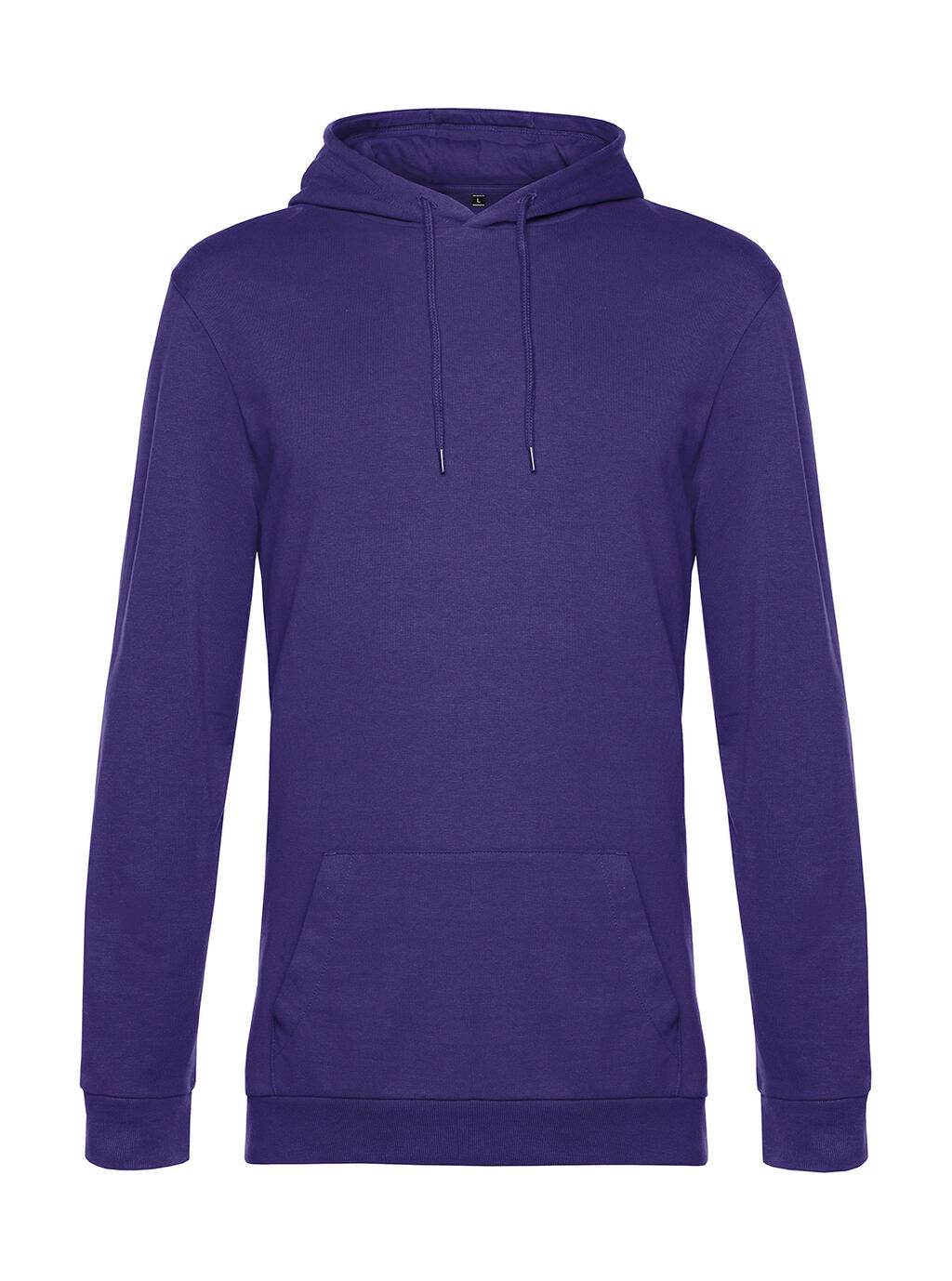 #Hoodie French Terry in Farbe Radiant Purple
