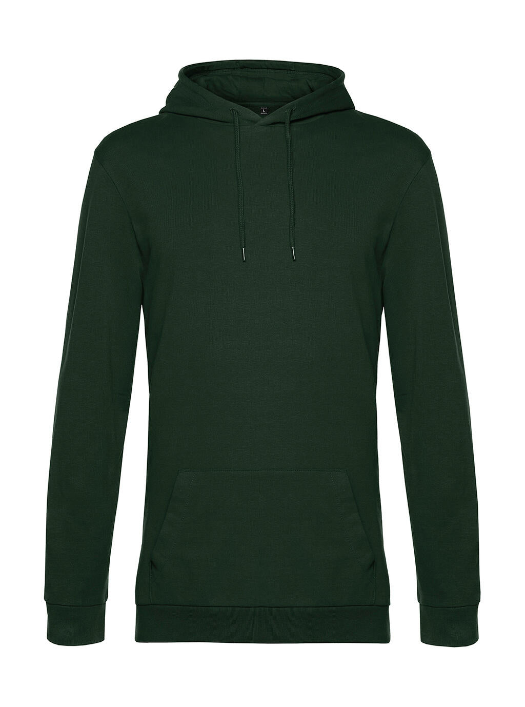 #Hoodie French Terry in Farbe Forest Green