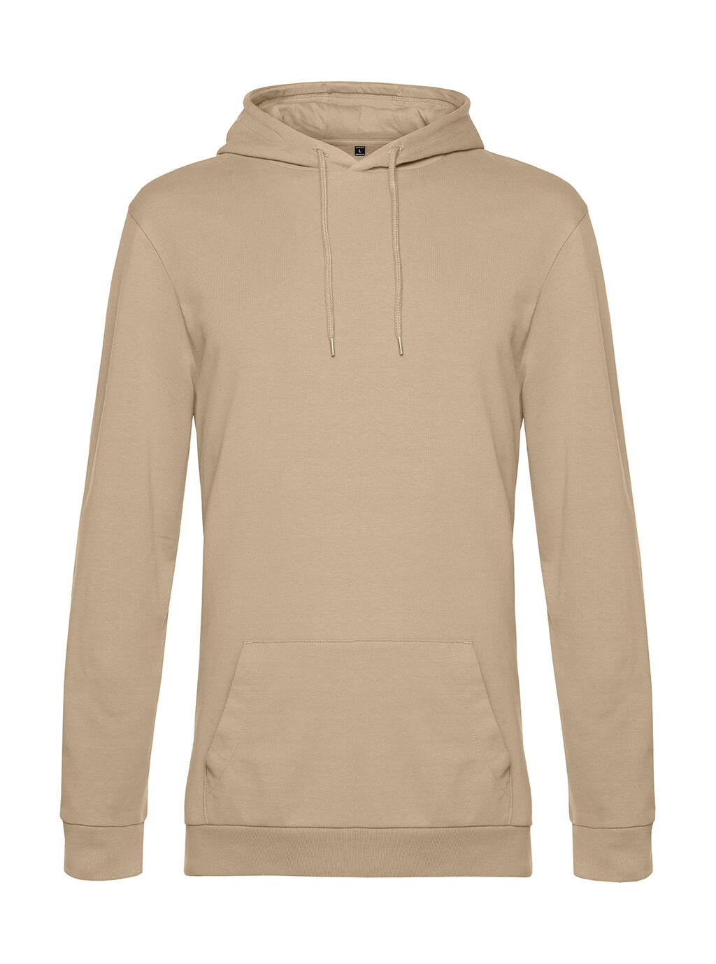 #Hoodie French Terry in Farbe Desert