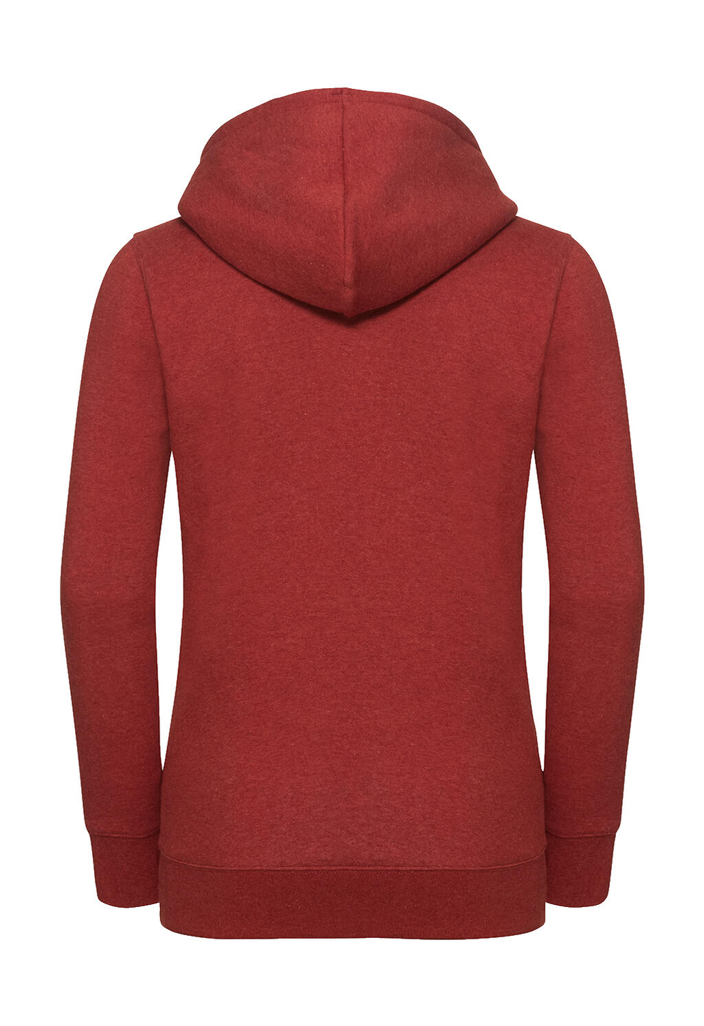 Ladies' Authentic Melange Hooded Sweat in Farbe Carbon Melange