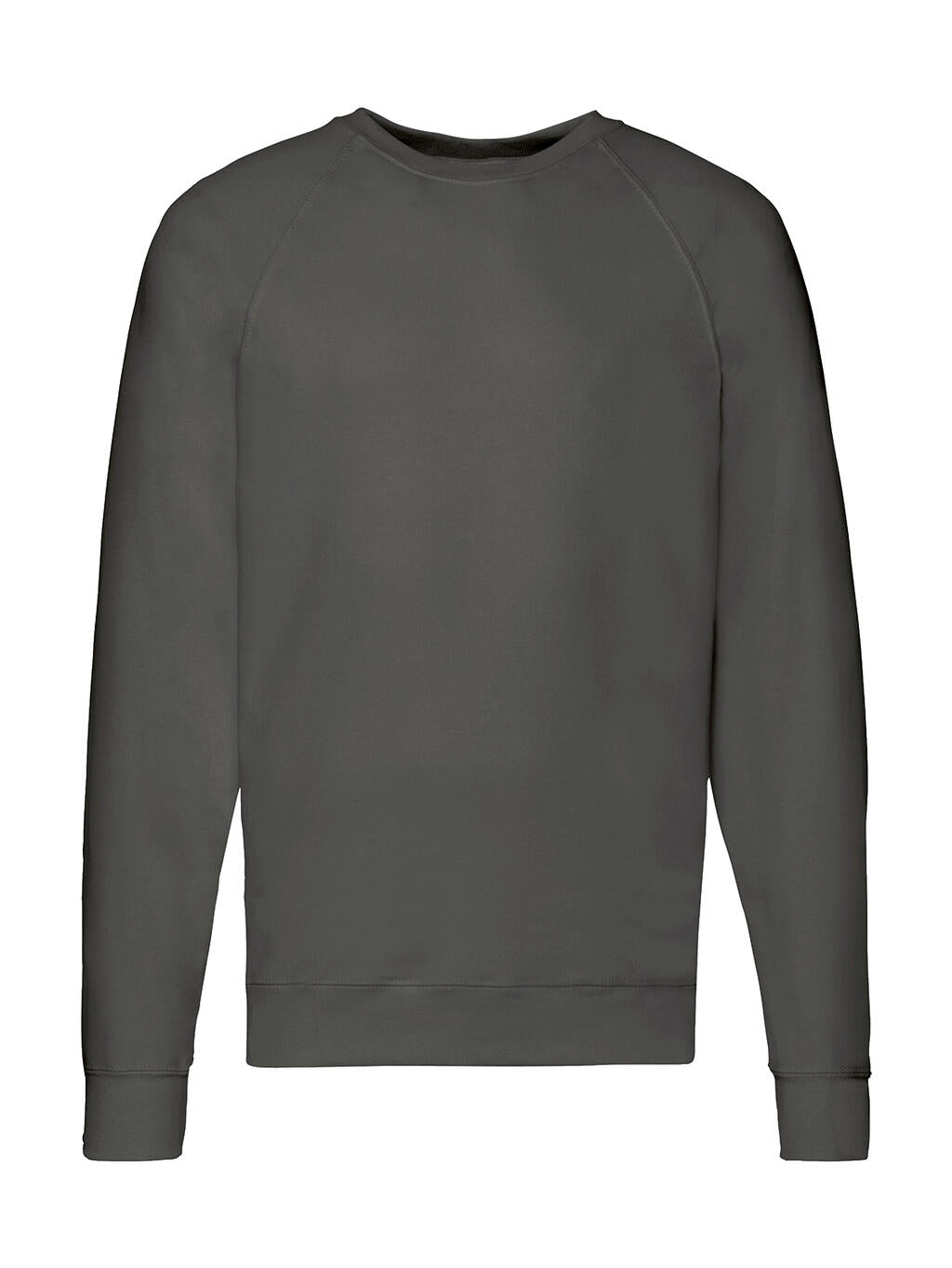 Lightweight Raglan Sweat in Farbe Light Graphite