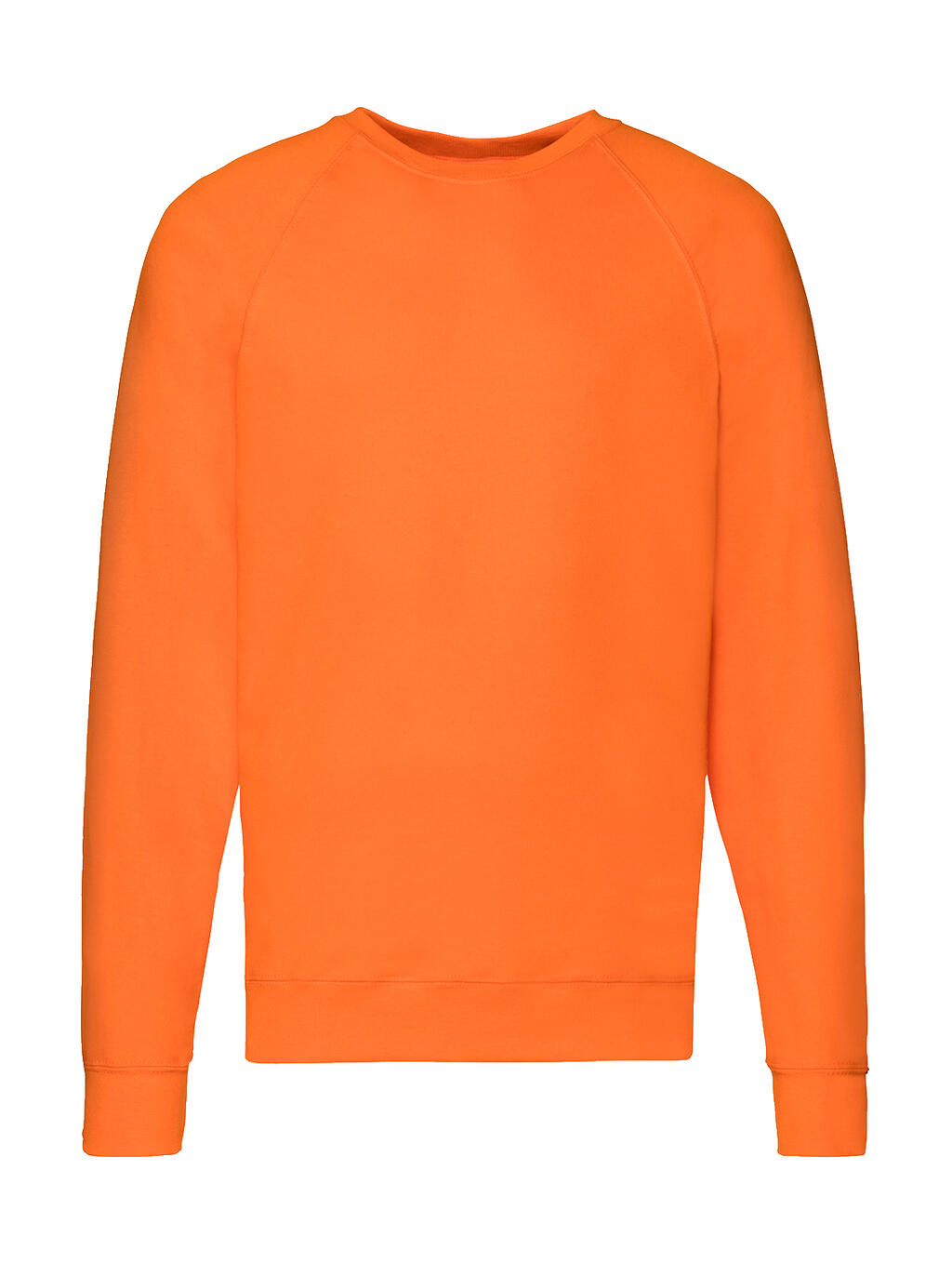 Lightweight Raglan Sweat in Farbe Orange