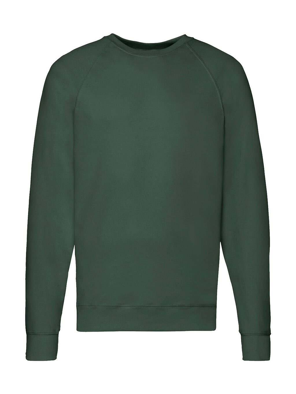 Lightweight Raglan Sweat in Farbe Bottle Green