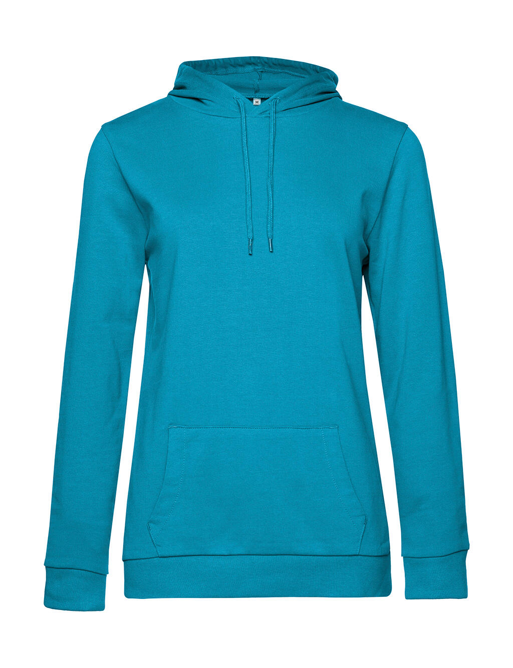 #Hoodie /women French Terry in Farbe Hawaiian Blue