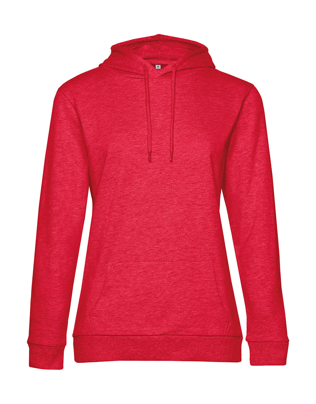 #Hoodie /women French Terry in Farbe Heather Red
