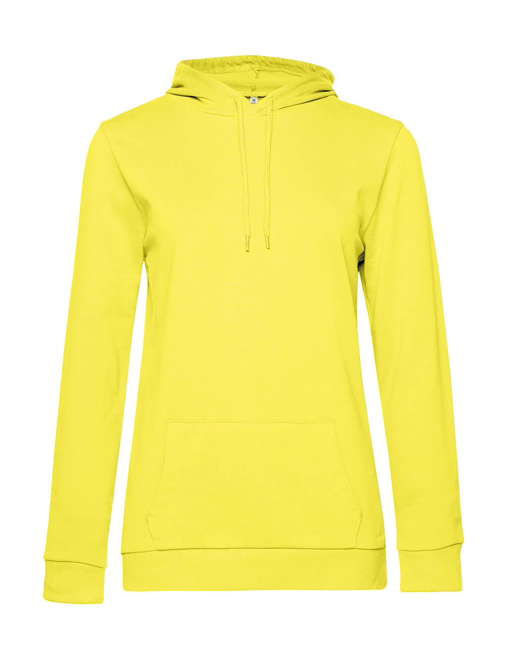 #Hoodie /women French Terry in Farbe Solar Yellow