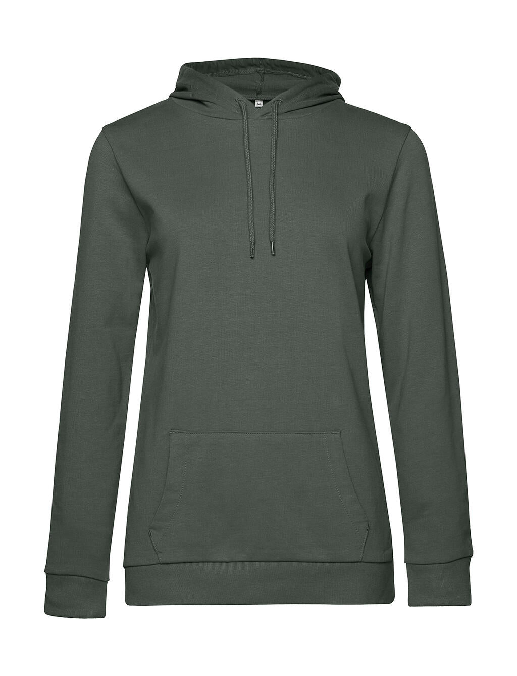 #Hoodie /women French Terry in Farbe Millennial Khaki